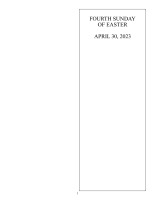 Fourth Sunday of Easter