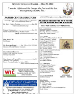 Seventh Sunday of Easter 2022
