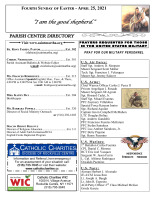 Fourth Sunday of Easter 2021
