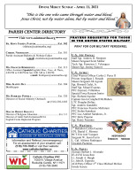 Divine Mercy Sunday 2021