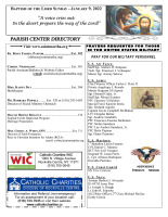 Baptism of the Lord Sunday 2022