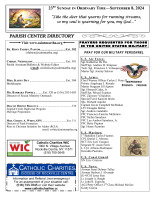 REVISED 23rd Sunday in Ordinary Time 2024